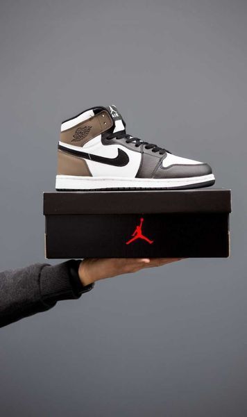 Кросівки Jordan 1 High Dark Mocha Winter(зимові) 09943-Коричневий-37 фото