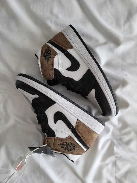 Кросівки Jordan 1 High Dark Mocha Winter(зимові) 09943-Коричневий-37 фото