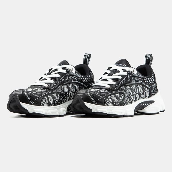 Кросівки Dior Chrono Sneaker Black Grey 21777-Чорний-36 фото