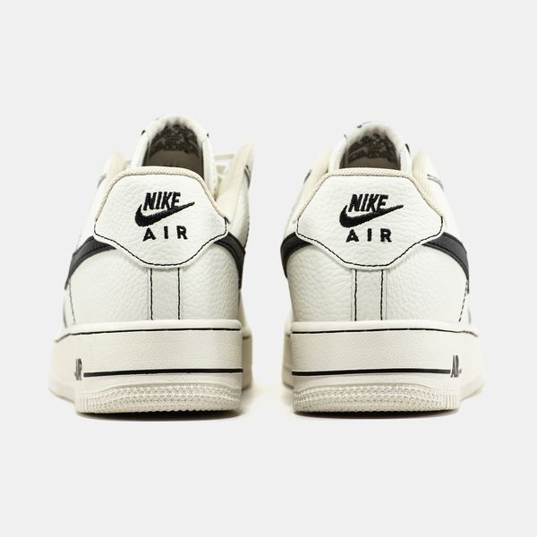 Кросівки Nike Air Force 1 Cream Black 22242-Бежевий-41 фото