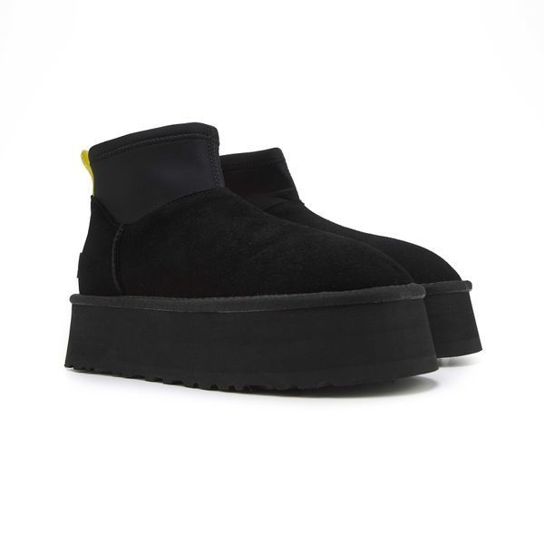 Угги на платформі UGG Classic Mini Dipper Black 18662-Чорний-40 фото