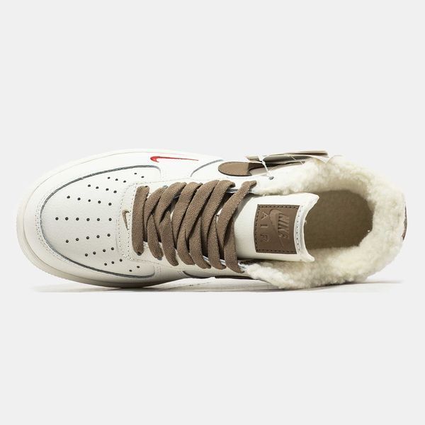 Кросівки Nike Air Force 1 Low Mocco Winter (зимові) 13815-Молочний-44 фото