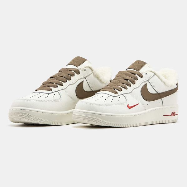 Кросівки Nike Air Force 1 Low Mocco Winter (зимові) 13815-Молочний-44 фото