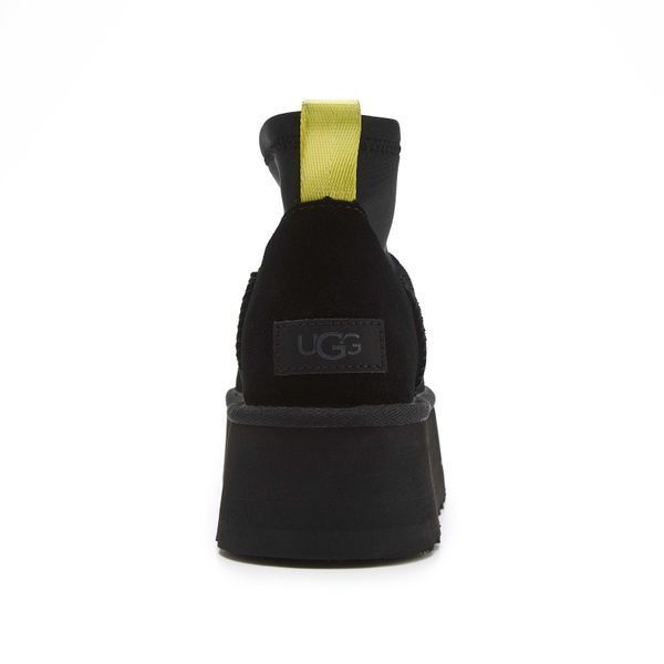 Угги на платформі UGG Classic Mini Dipper Black 18662-Чорний-40 фото