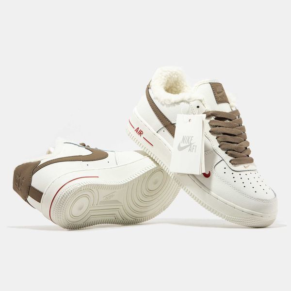 Кросівки Nike Air Force 1 Low Mocco Winter (зимові) 13815-Молочний-44 фото