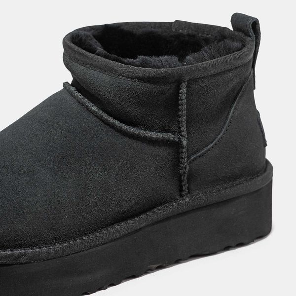 Угги на платформі UGG Ultra Mini Platform Black 09828-Чорний-36 фото