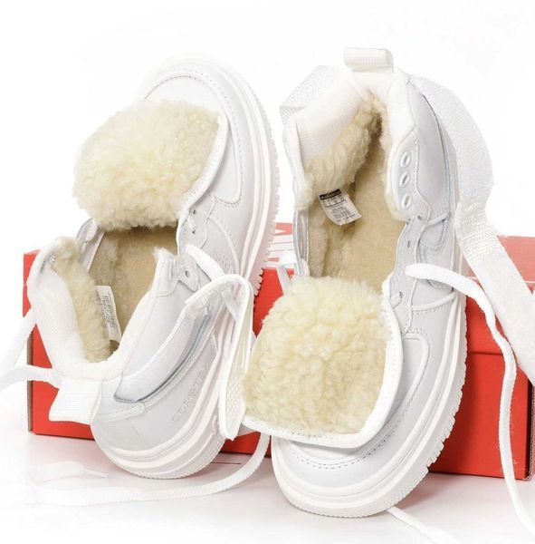 Кросівки Nike Air Force 1 Gore-Tex White Fur Winter (зимові) 14199-Білий-36 фото