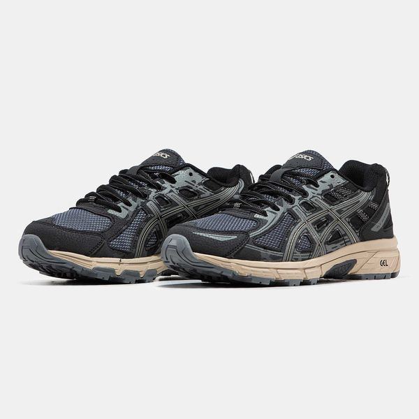 Кросівки Asics Gel Venture 6 White Black Khaki 12653-Хакі-36 фото