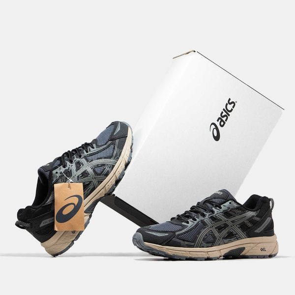Кросівки Asics Gel Venture 6 White Black Khaki 12653-Хакі-36 фото