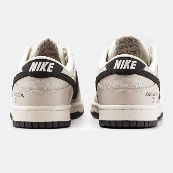 Кросівки Nike SB Dunk Low x Louis Vuitton Grey Black 14687-Сірий-36 фото