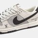 Кросівки Nike SB Dunk Low x Louis Vuitton Grey Black 14687-Сірий-36 фото 4
