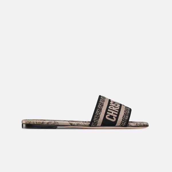 Тапочки Christian Dior Slides 12690-Бежевий-36 фото