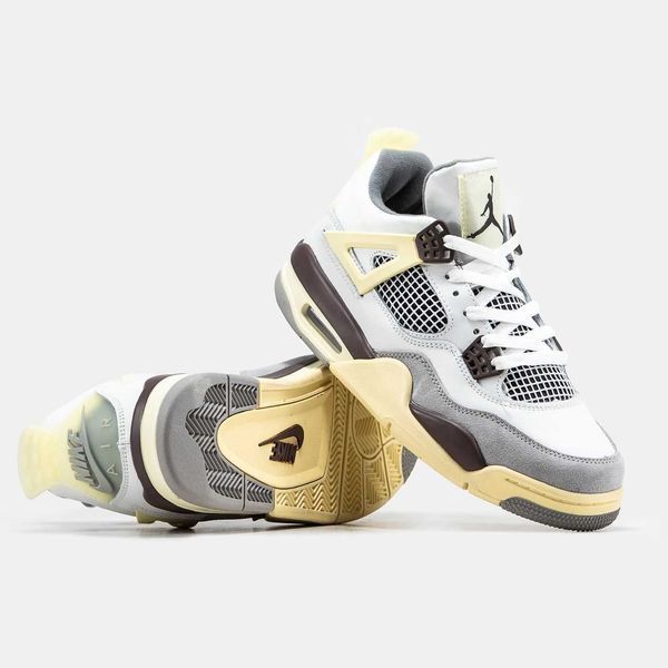 Кросівки Jordan 4 Ma Maniere Beige Brown 09760-Коричневий-36 фото