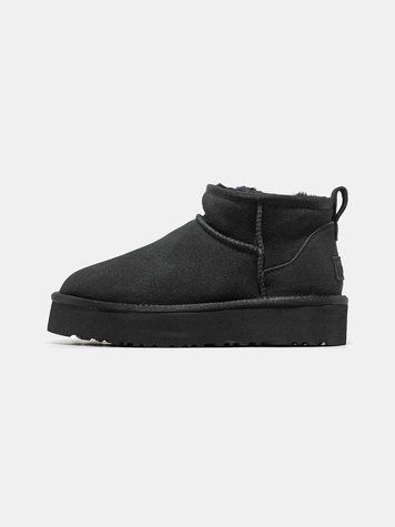 Угги на платформі UGG Ultra Mini Platform Black 09828-Чорний-38 фото