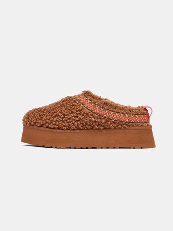 Угги на платформі UGG Tazz Slipper Heritage Braid Hardwood 18659-Коричневий-36 фото