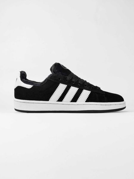 Кросівки Adidas Campus Black White Winter Fur(зимові) 13855-Чорний-37 фото