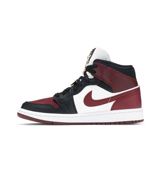 Кросівки Jordan 1 Mid SE Black Dark Beetroot 05951-Бордовий-36 фото
