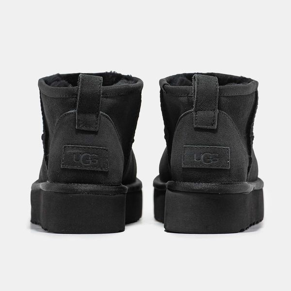 Угги на платформі UGG Ultra Mini Platform Black 09828-Чорний-38 фото