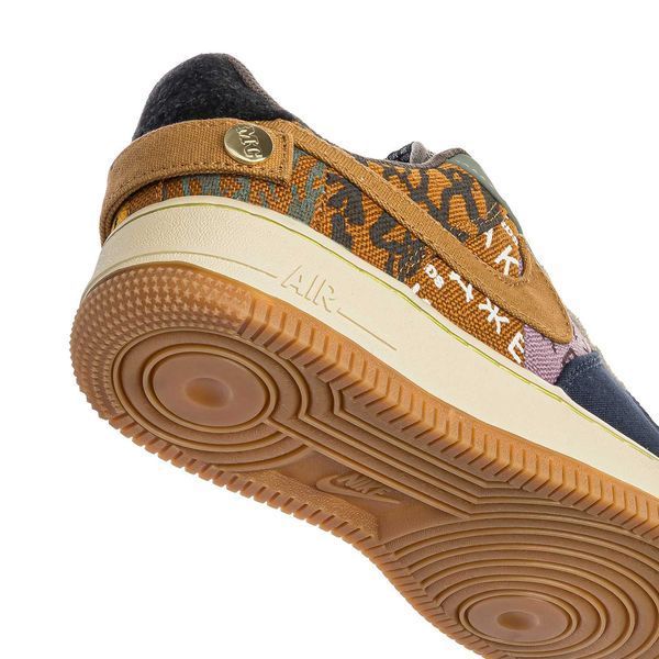 Кросівки Nike Air Force 1 Low x Travis Scott Cactus Jack Blue Brown 02520-Коричневий-41 фото