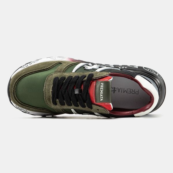 Кросівки Premiata Lander Khaki Black White 20722-Хакі-41 фото
