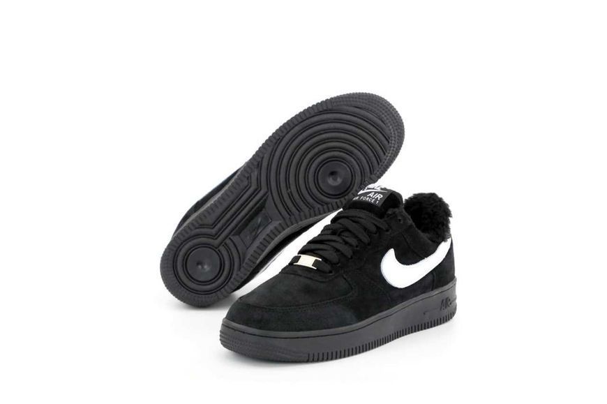Кросівки Nike Air Force Black Winter (зимові) 07091-Чорний-41 фото