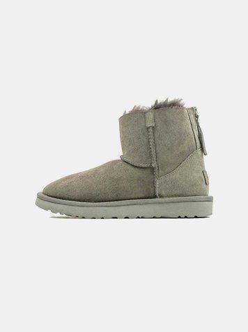 Угги UGG Mini Grey Zip 13907-Сірий-36 фото