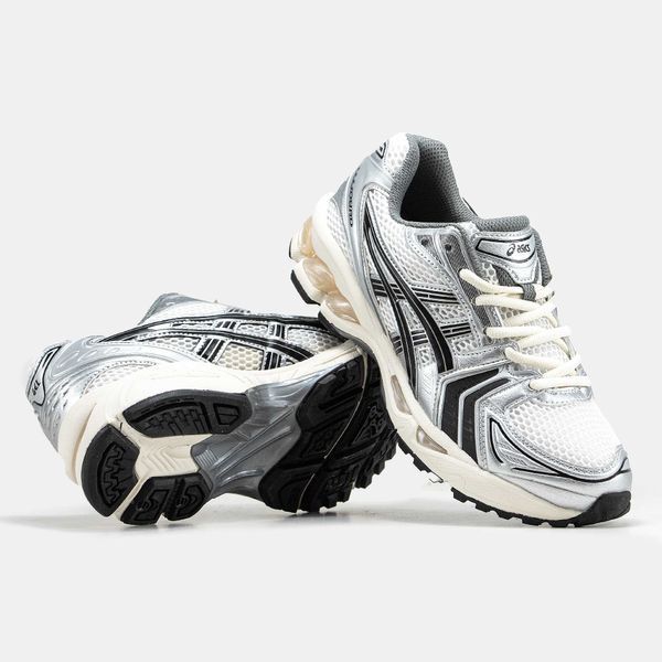 Кросівки Asics Gel-Kayano 14 White Silver Black 12185-Сірий-36 фото