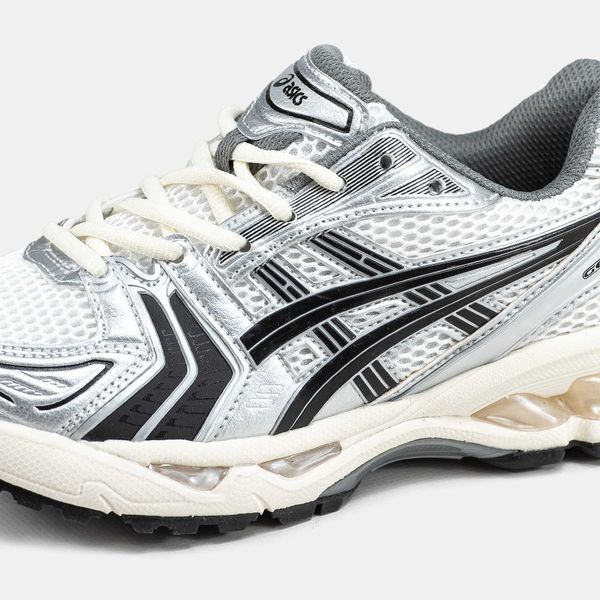 Кросівки Asics Gel-Kayano 14 White Silver Black 12185-Сірий-36 фото