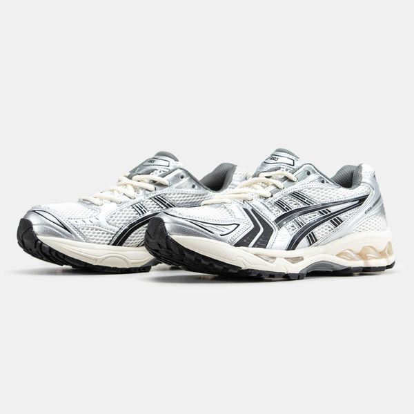 Кросівки Asics Gel-Kayano 14 White Silver Black 12185-Сірий-36 фото