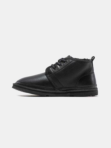 Угги UGG Neumel Leather Black 04048-Чорний-36 фото