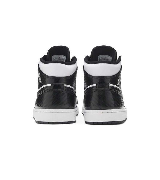 Кросівки Jordan Retro 1 Black White Carbon 06021-Чорний-36 фото