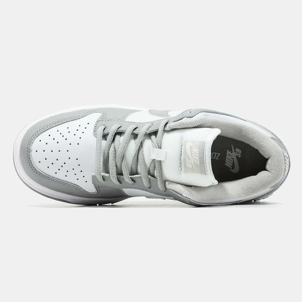 Кросівки Nike SB Dunk Low White Grey 11155-Сірий-36 фото