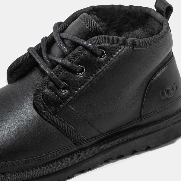 Угги UGG Neumel Leather Black 04048-Чорний-36 фото