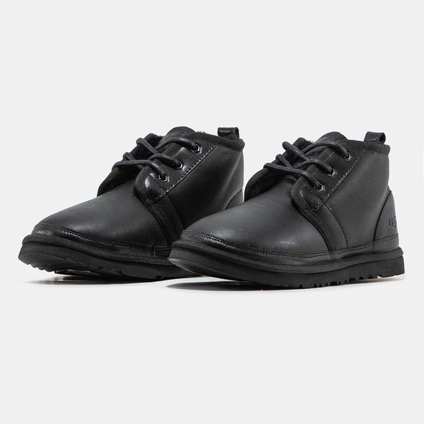 Угги UGG Neumel Leather Black 04048-Чорний-36 фото