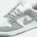 Кросівки Nike SB Dunk Low White Grey 11155-Сірий-36 фото 4