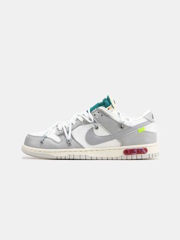 Кросівки Nike SB Dunk Low Off-White Lot 25 of 50 12031-Сірий-36 фото