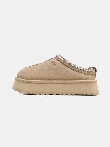 Угги на платформі UGG Tasman Beige Platform 18041-14068-Бежевий-36 фото