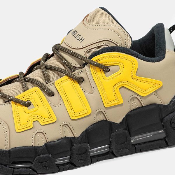 Кросівки Nike Air More Uptempo x AMBUSH Beige Yellow Black 13762-Жовтий-40 фото