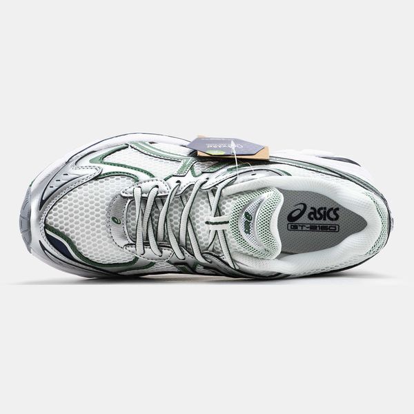 Кросівки Asics GT-2160 White Silver Green 14691-Сріблястий-36 фото