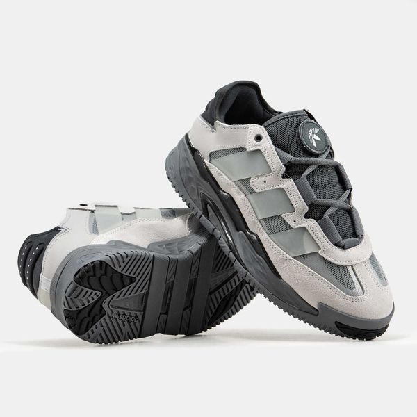 Кросівки Adidas NiteBall Grey Black 09843-Темно-сірий-36 фото