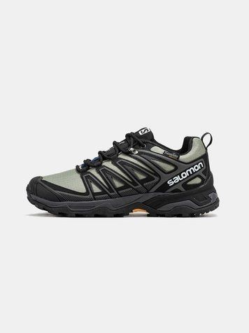 Кросівки Salomon Speed Cross Pro Gore-Tex (гортекс) Thinsulate Black Green 17961-Хакі-41 фото