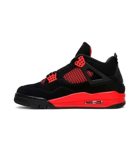 Кросівки Jordan Retro 4 Black Red 07783-Червоний-37 фото