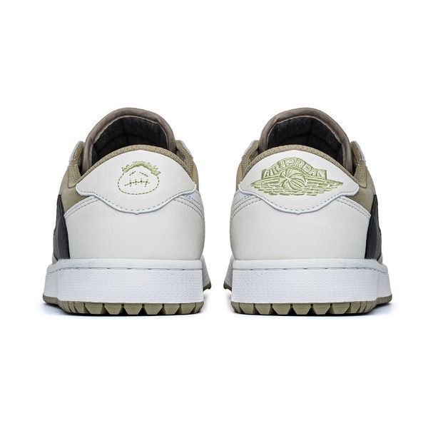 Кросівки Jordan 1 Low x Travis Scott Golf 13492-Коричневий-36 фото