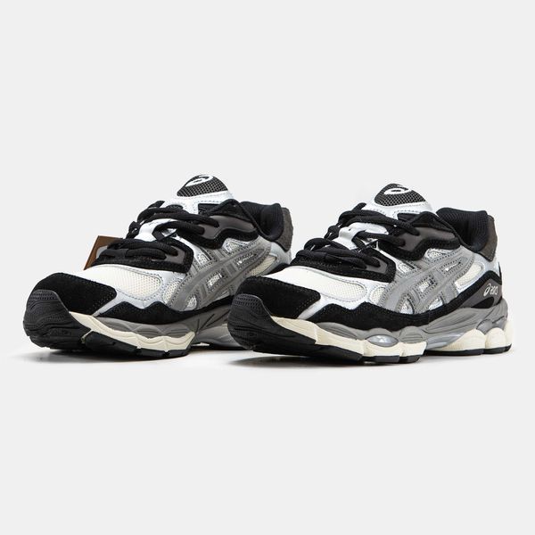 Кросівки Asics Gel-NYC 1090 White Black Grey 14689-Темно-сірий-36 фото