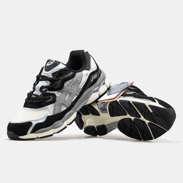 Кросівки Asics Gel-NYC 1090 White Black Grey 14689-Темно-сірий-36 фото