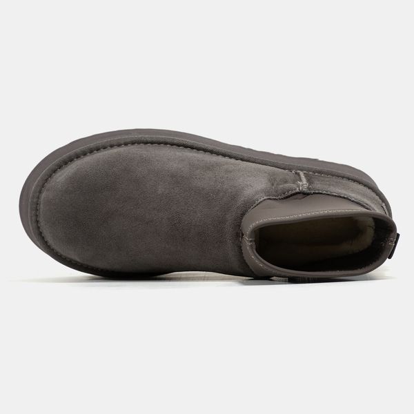 Угги на платформі UGG Classic Mini Dipper Grey 18649-Сірий-36 фото