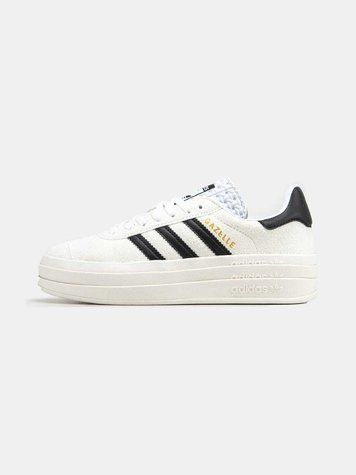 Кросівки Adidas Gazelle Bold Platform White Black 12094-Білий-39 фото