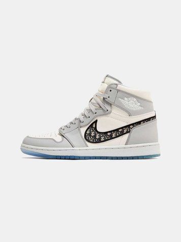 Кросівки Jordan Retro 1 x Dior 03002-Сірий-36 фото
