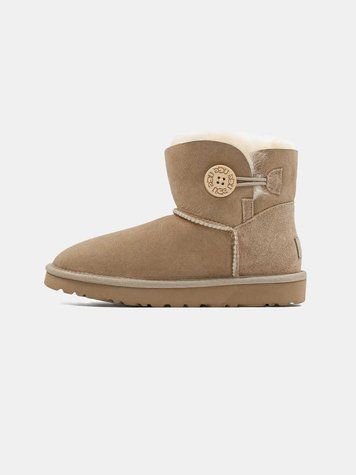 Угги UGG Mini Button Chestnut 13953-Каштановий-36 фото