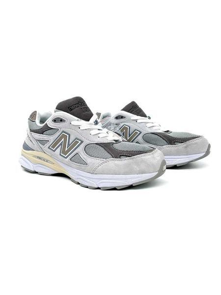 Кросівки NB New Balance 990 Grey Brown 10627-Сірий-36 фото